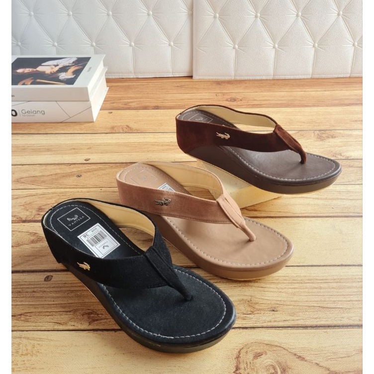 ABBUSHOES Ym 02 Wedges Sandal Sintetis Nyaman 5cm