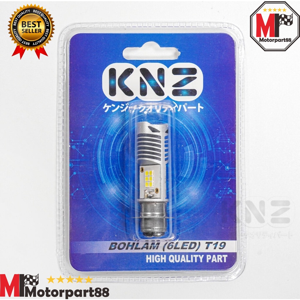 BOHLAM DEPAN 6 MATA LED KNZ MOTOR GRAND BEAT VARIO MIO T19 12V KNZ