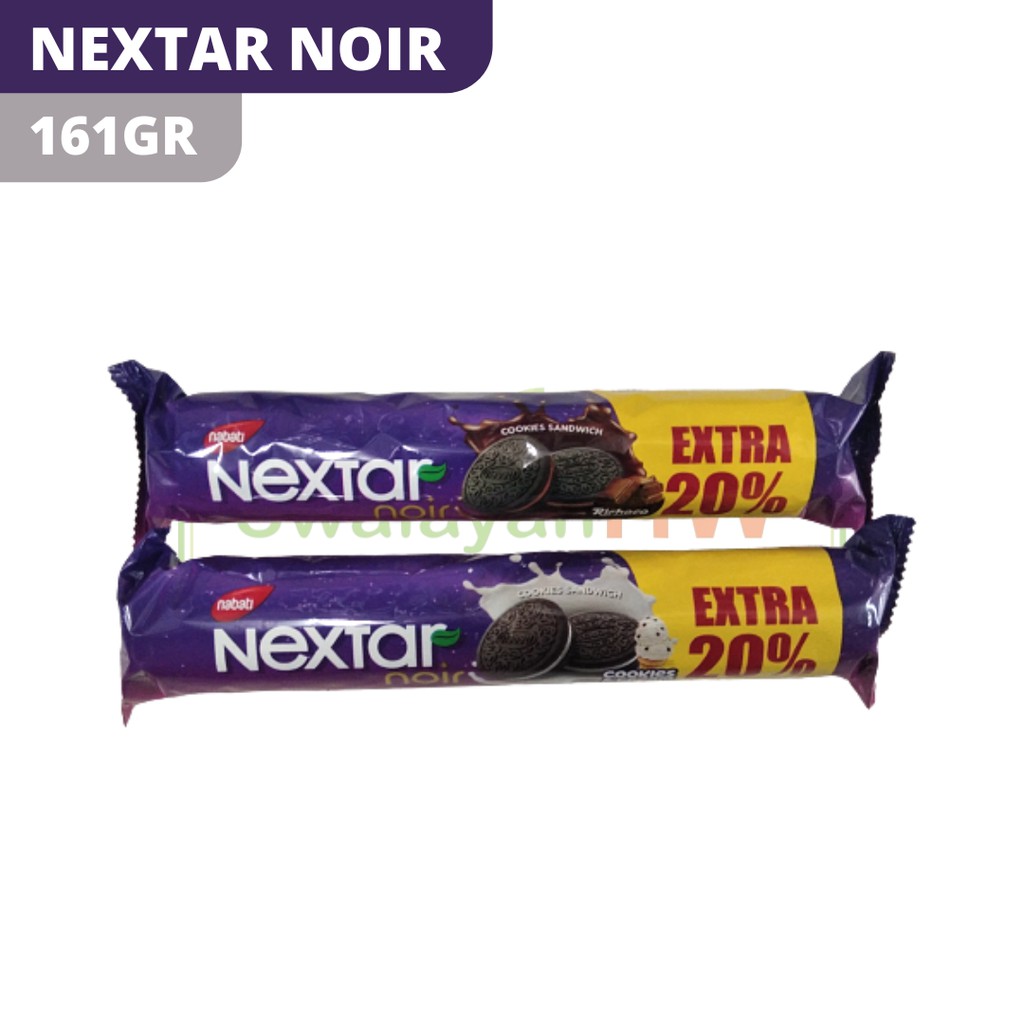 

NEXTAR NOIR COOKIES SANDWICH 161GR