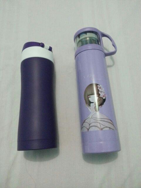 Yoshikawa Botol Vacuum Flask Stainless Steel 360 Ml Elk3602