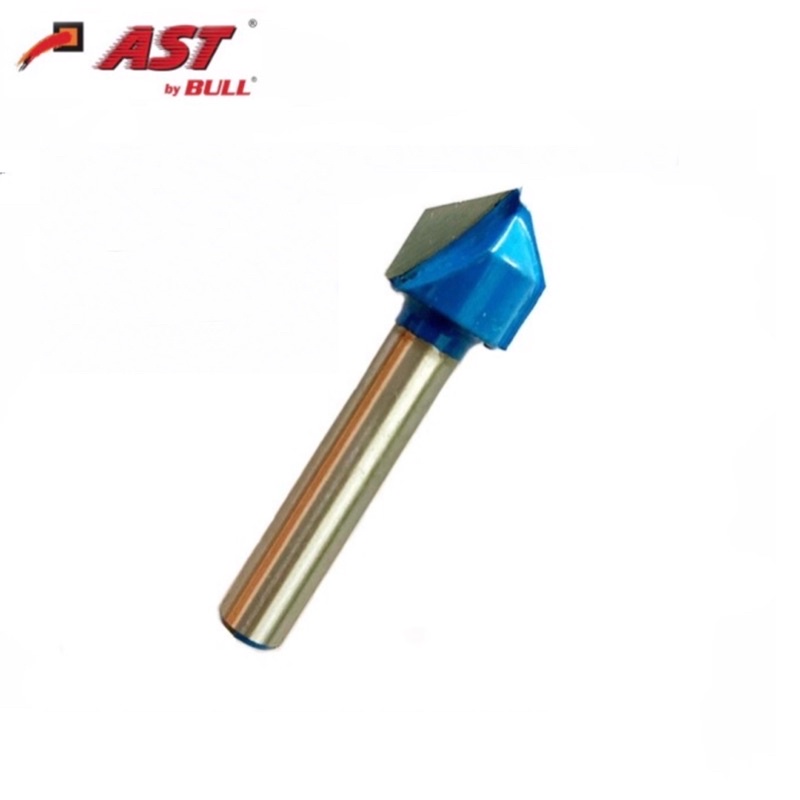 Mata Profil Kayu 1/4 x 12 mm Vee Grove / V Grooving Bit AST