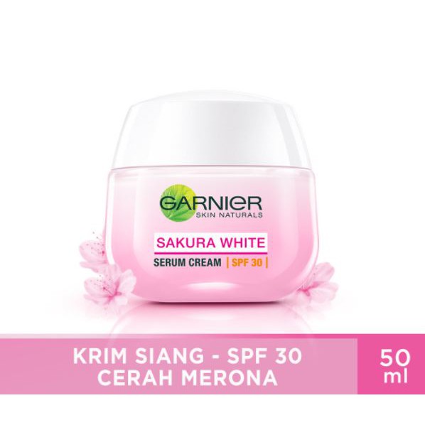 ☘️Yuri Kosmetik☘️ Garnier Sakura White Day Cream SPF30 50ml