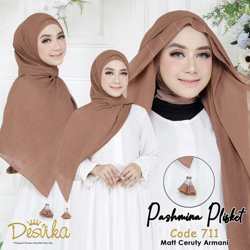 desvika DC pashmina plisket malay  711 original desvika DC