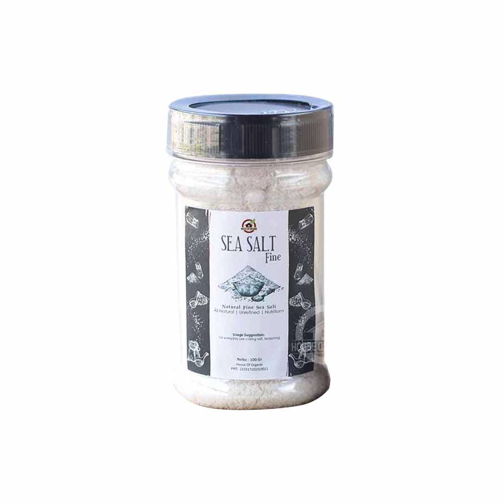 House Of Organix Natural Sea Salt Fine 100 Gr