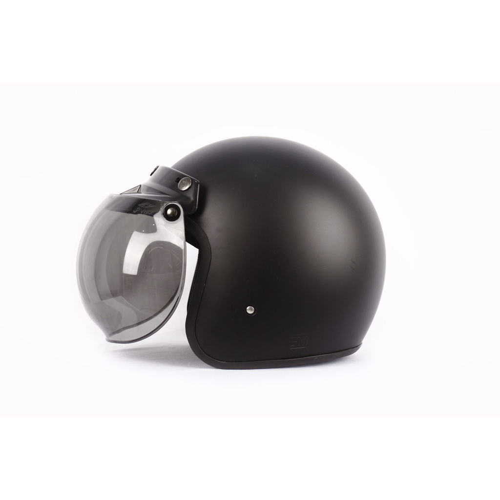 Helm bogo murah terlaris Hitam dop Hitam met