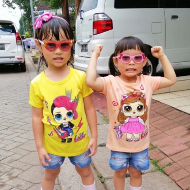 kaos anak perempuan lol murah baju anak perempuan murah lol