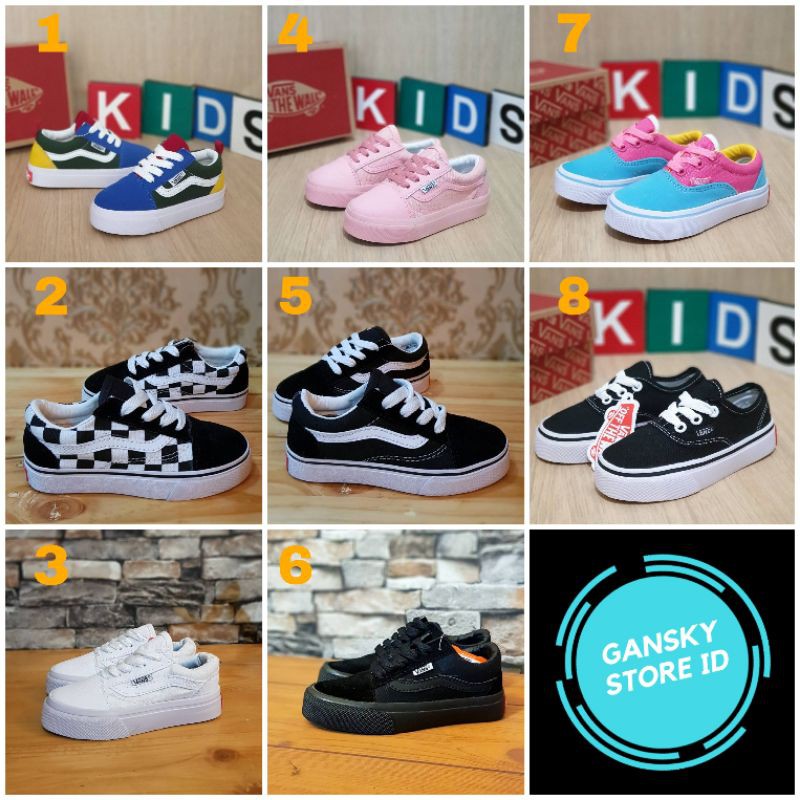 SEPATU VANS ANAK OLDSKOOL TALI PREMIUM HIGH QUALITY SNEAKERS ANAK LAKI LAKI PEREMPUAN