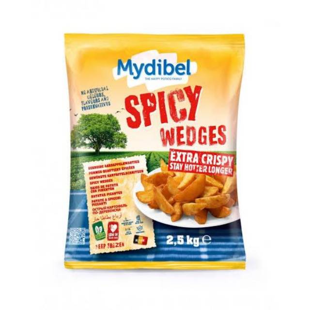 

Kentang Spicy Wedges 2.5kg