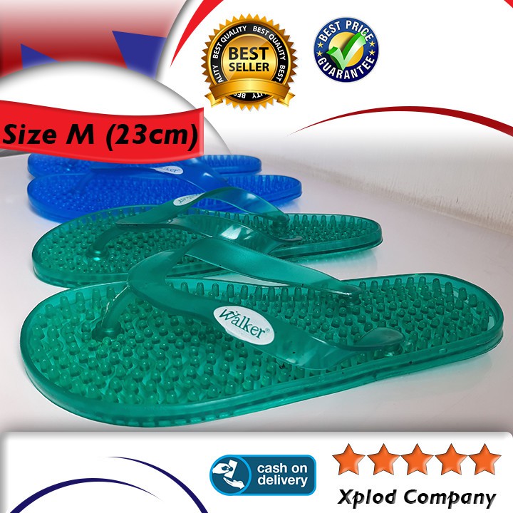 (Size M Setara 38-39) Sandal Alas Duri Wanita Ukuran 37 Sandal Walker Duri Bergerigi Refleksi Keseha