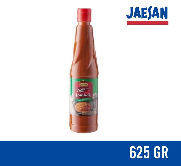 

Saus Cabe Tiga Lombok Sam Hap 625 ml Saos Sambal Samhap Cabai