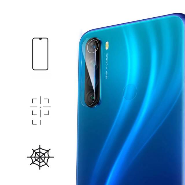 Tempered Glass Lens Camera Xiaomi Redmi Note 8 TG Anti Gores Pelindung Kamera Belakang  Premium