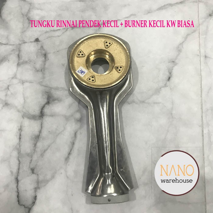 (SET) Cangklong Tungku Sparepart Kompor Gas Rinnai PENDEK KECIL + Burner Rinnai Kecil KW Biasa