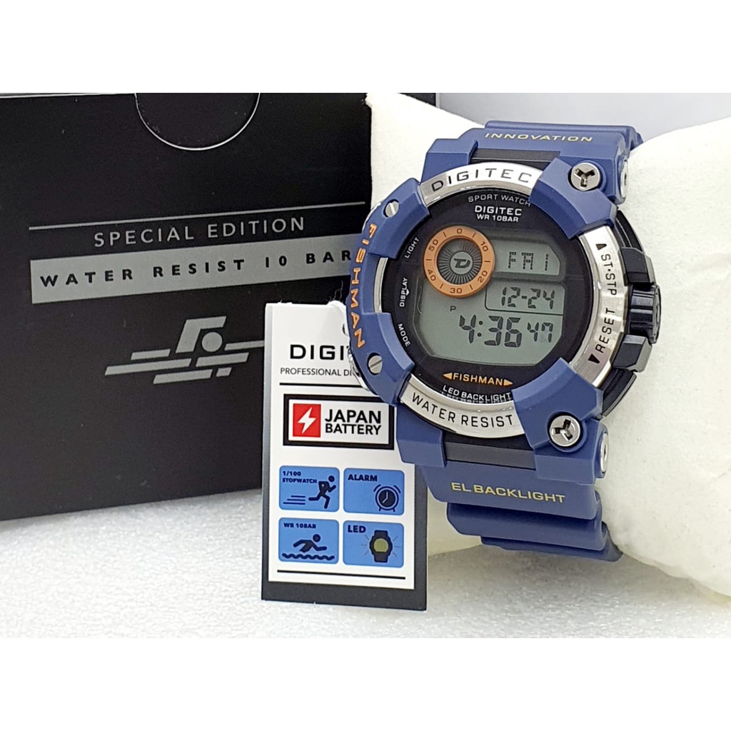 Jam Tangan Digitec 5150 Digital Sport Frogman Bisa Pakai Berenang Original