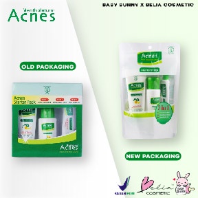 ❤ BELIA ❤ Acnes Starter Pack | travel kit | Acnes Creamy Wash | Acnes Powder Lotion | Acnes Sealing Jell | BPOM