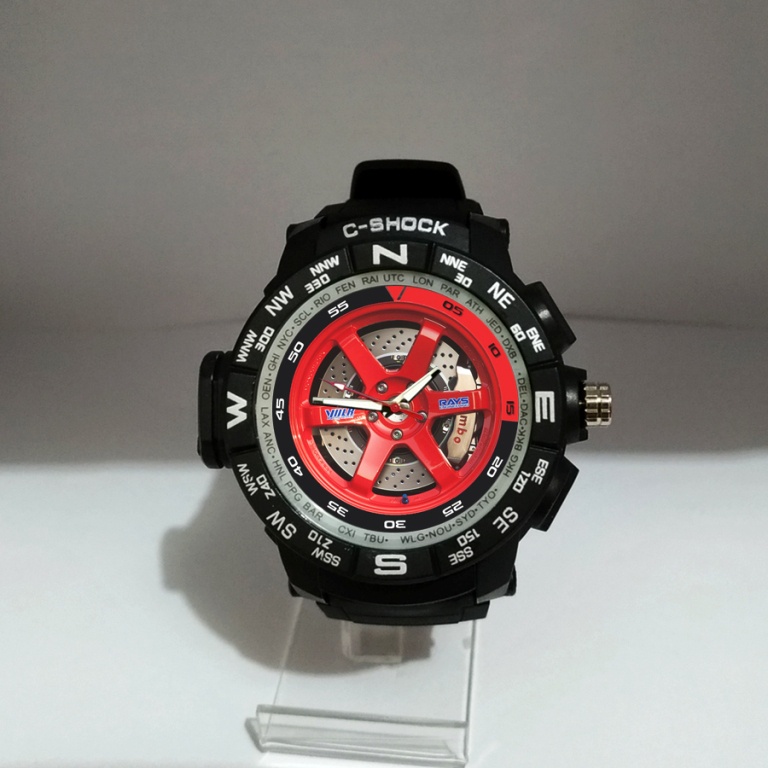JUAL Jam Tangan Pria Volk Rays / Jam Tangan Custom Velg Volk Rays / Jam Tangan Pria Volk Rays Racing