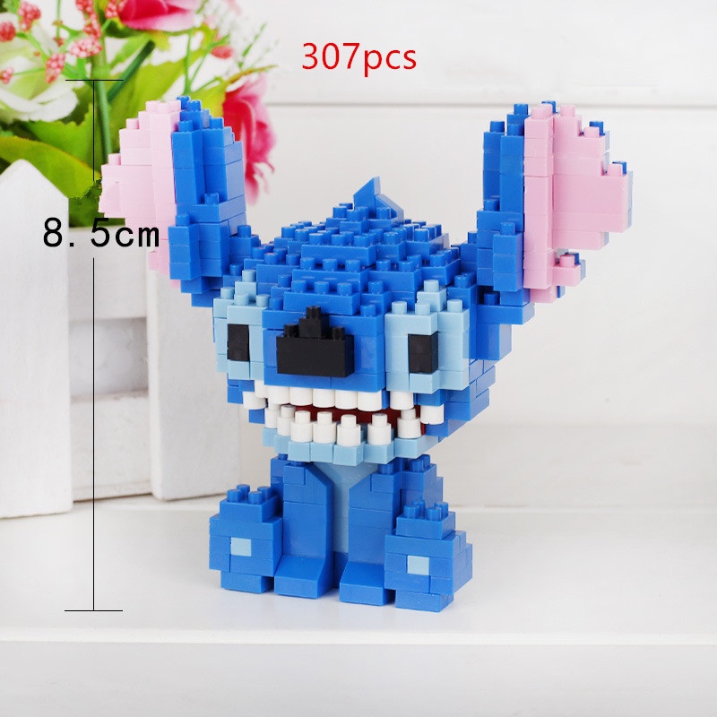 Action Figures Stitch Dengan Kotak Untuk Mainan Edukasi Anak