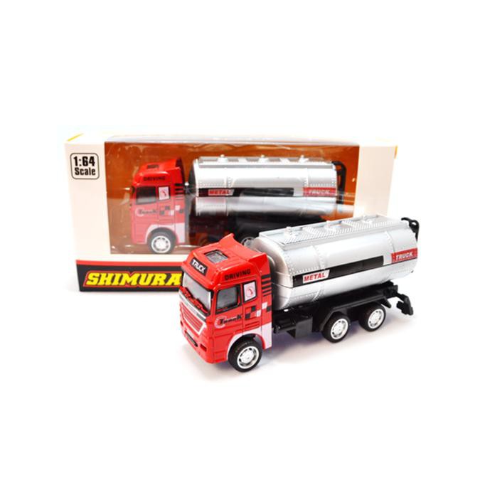 HOT SALE Diecast Truck Tangki merah Shimura Terjarmin