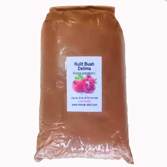 Bubuk Kulit Buah Delima 250 g Simplisia Serbuk Punica granatum Pomegranate