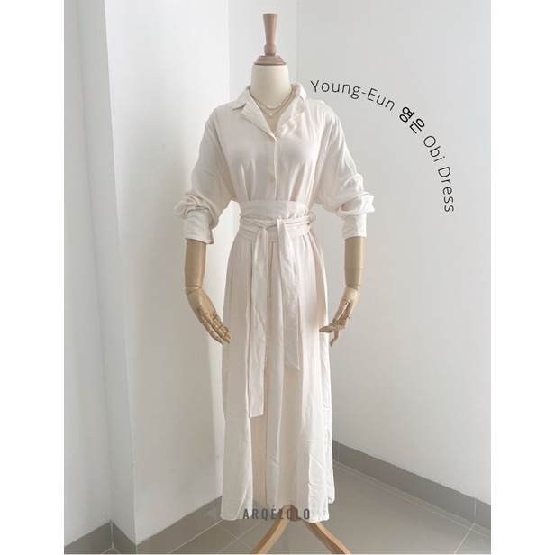 Arqelclo 영은 Young-Eun Obi Dress - MIDI DRESS