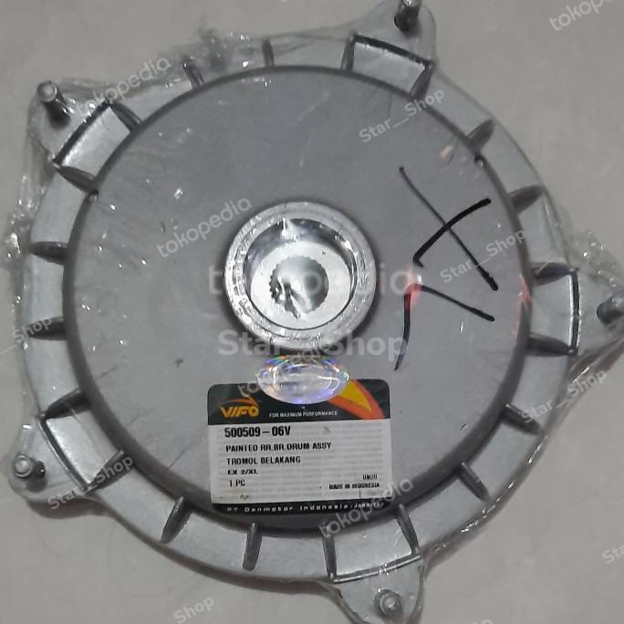 ORIGINAL - Tromol Belakang Vespa PX PXE Excel velg ring 10 merk VIFO