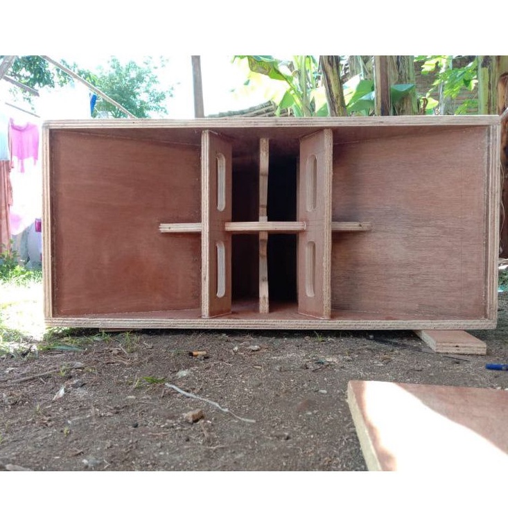 BOX CLA 12 inch DOBEL finishing audio speaker tebal 18 mili