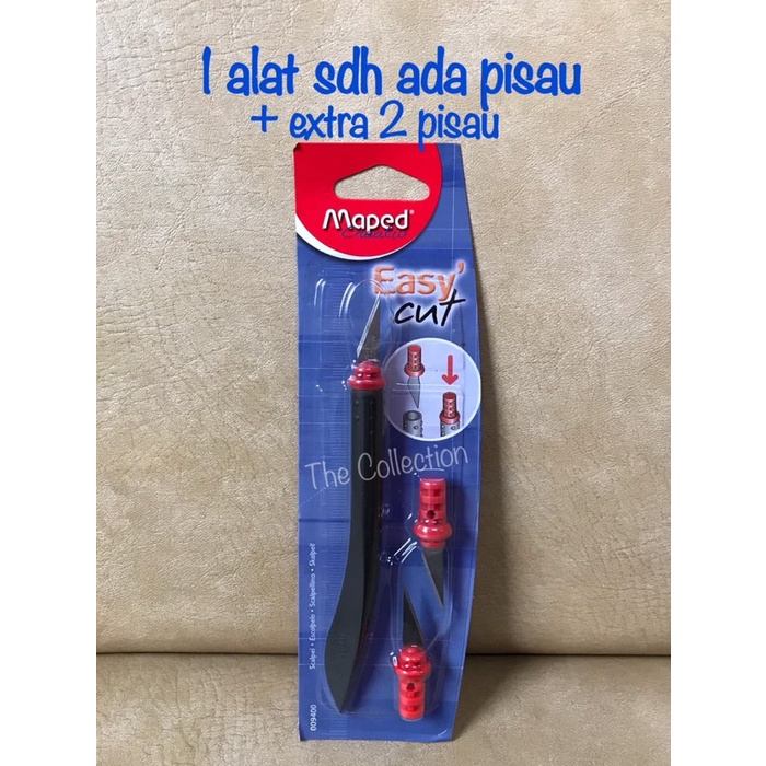 

Diskon Atk0582Mp Scalpel Maped Easy Cut Art Knife 009400 Pisau Craft Berkualitas