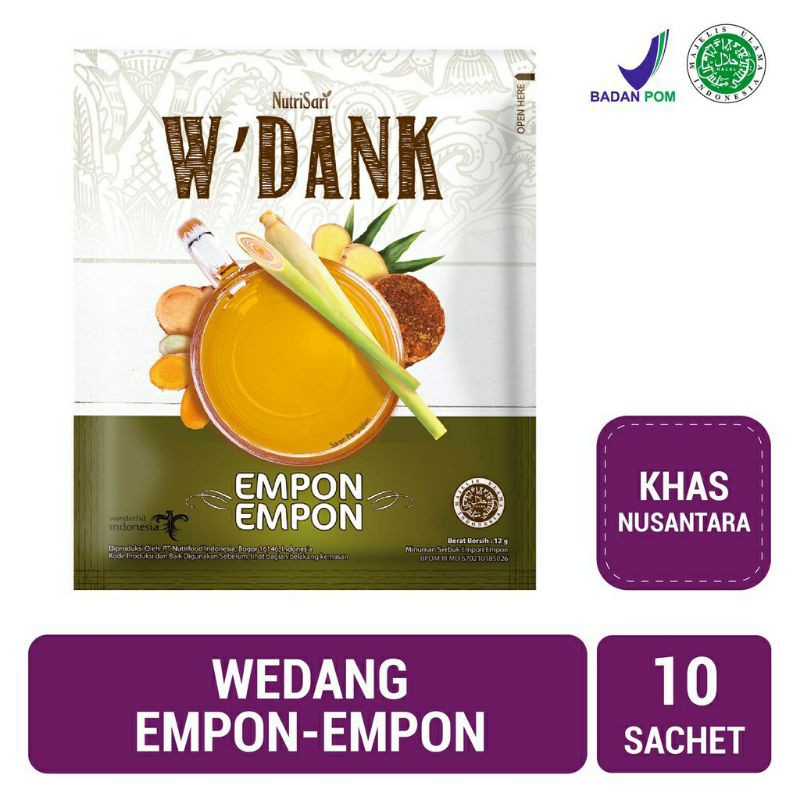 

Nutrisari W'Dank Empon-Empon isi 10 Sachet