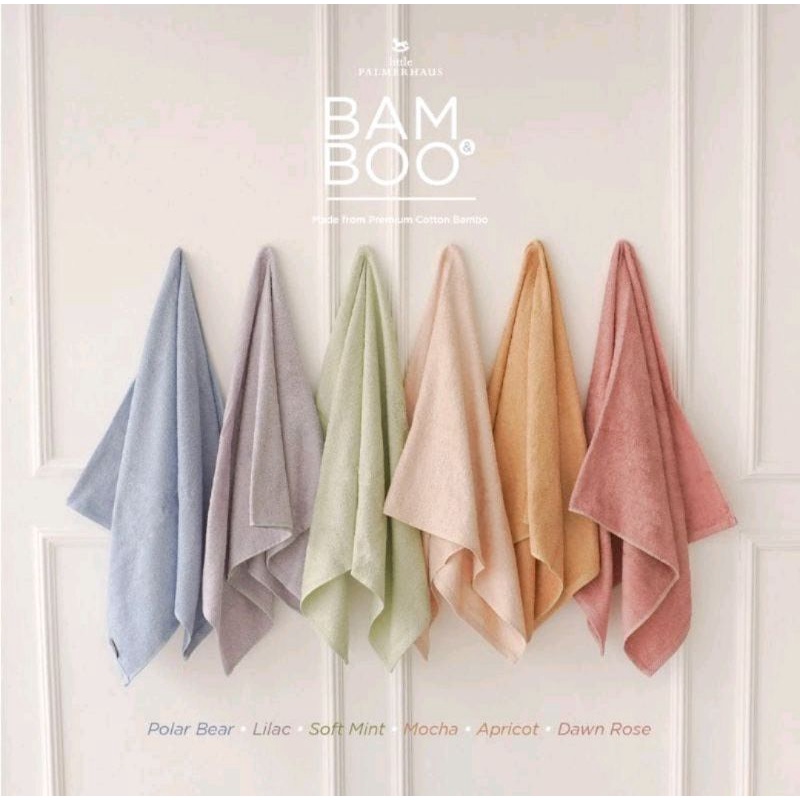 Little Palmerhaus Bam&amp;Boo Bamboo Towel 60x120 cm - Handuk Bayi &amp; Anak