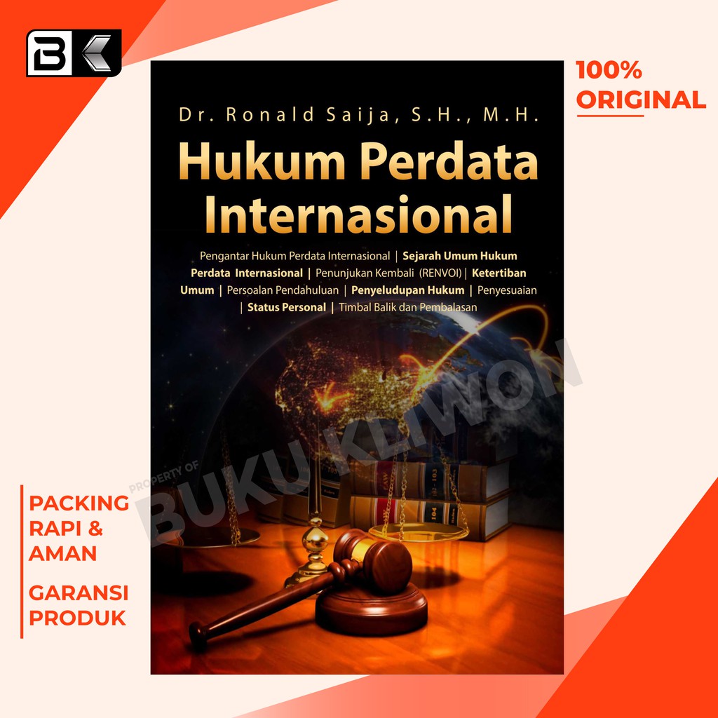 Hukum Perdata Internasional Buku Hukum Internasional Buku Ajar Hukum Perdata Ronald Saija