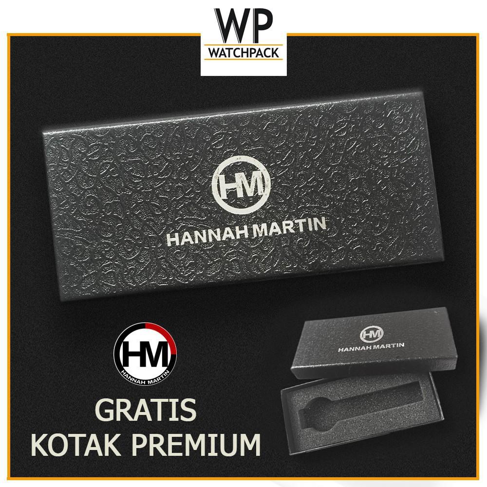 Jam Tangan Hannah Martin Pria Wanita Couple Kulit Original Tipis Luxury Tahan Air