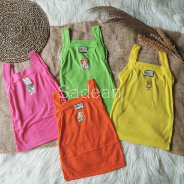 SINGLET ANAK GAYATRI/TANKTOP ANAK POLOS WARNA WARNI/KAOS DALAM ANAK GAYATRI 1PCS/SINGLET ANAK MURAH