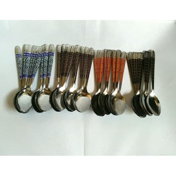 SENDOK BATIK STAINLESS ISI 12PCS