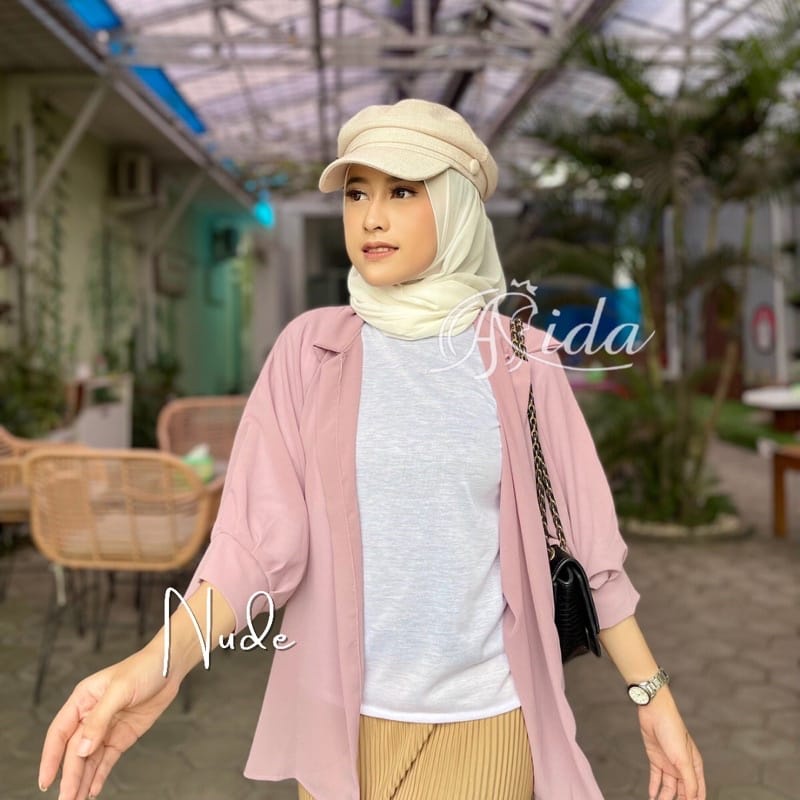 Baju atasan wanita FANNY OUTER CARDIGAN outwear baju muslim atasan wanita terbaru outer cardigan others