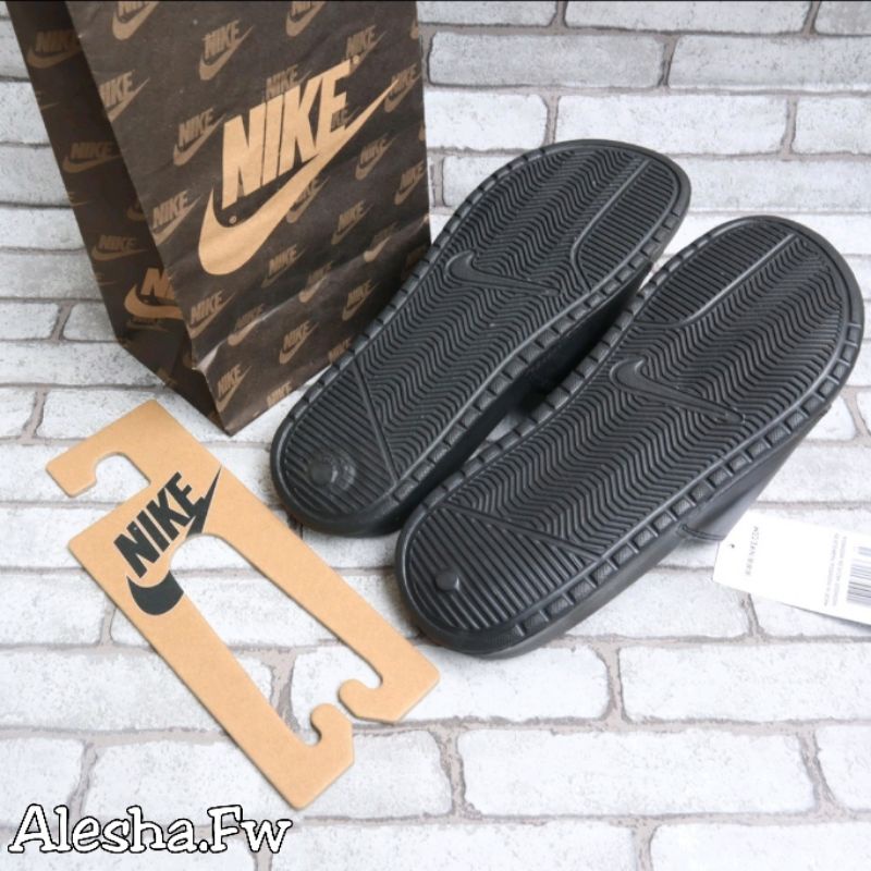 Sandal Slide Nike Bennasi Jordan Black / Sendal Slop  Nike Bennasi Jordan Hitam / Sandal Terlaris Premium Hight Quality