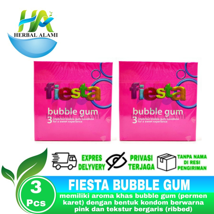 Kondom Fiesta Bubble Gum isi 3