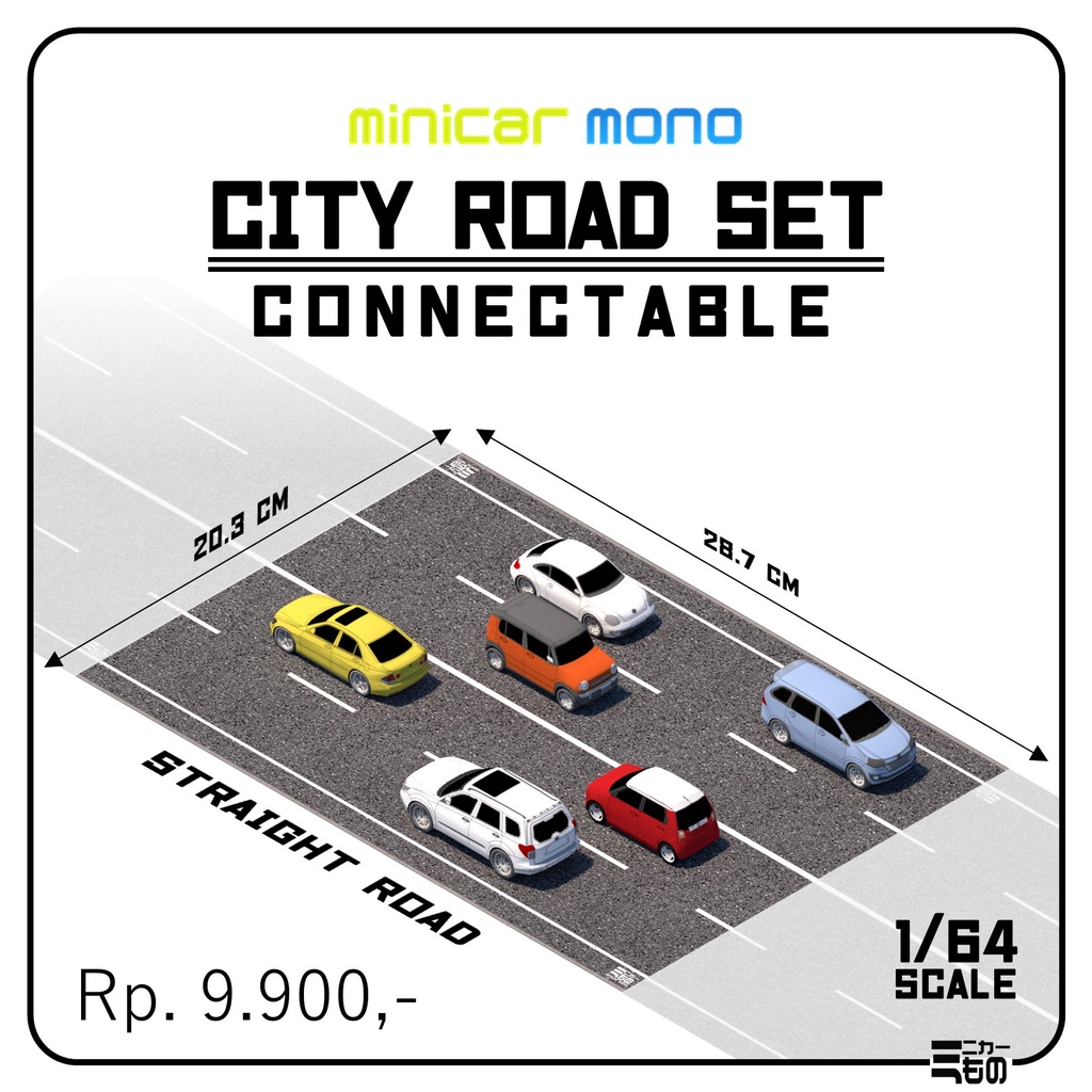 Diorama Sheet City Road Set