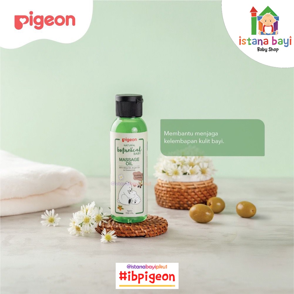 Pigeon Natural Botanical Baby Massage Oil 100ml