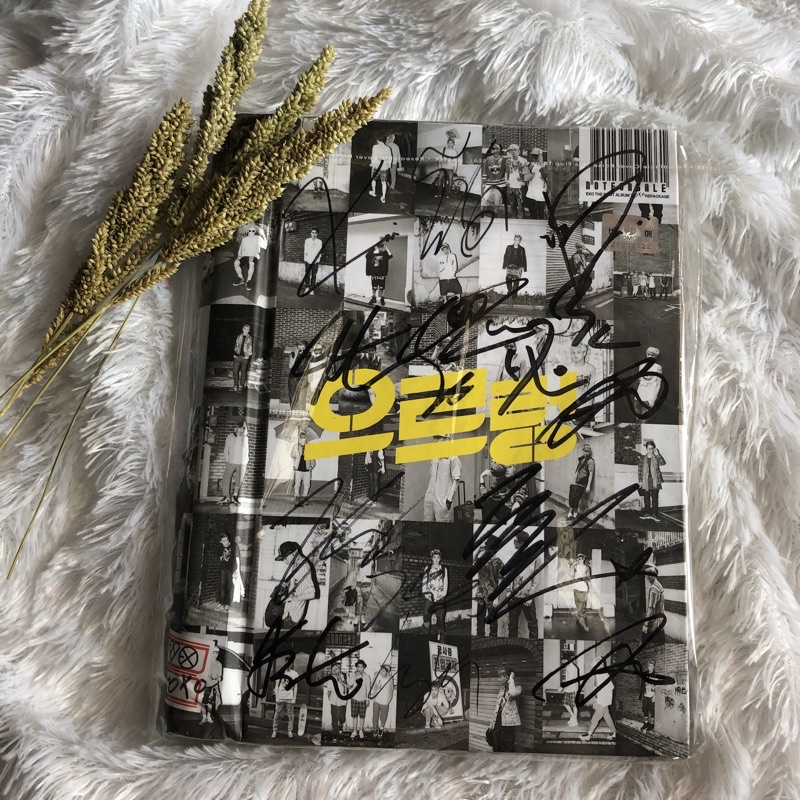 EXO GROWL ALBUM SIGNED