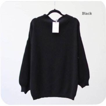 zelline official atasan rajut bayoneta sweater ballon knit atasan wanita oversize rajut halus