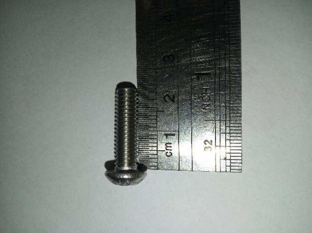 Button L M6 X 20 (2cm) stainless 304