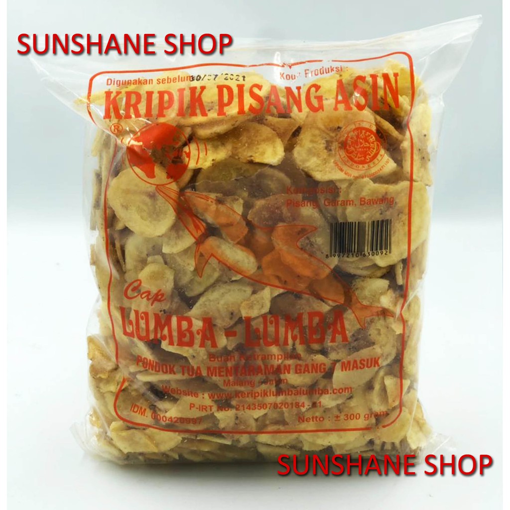 

Keripik Kripik Pisang Kepok Lumba 300gr 300 gr