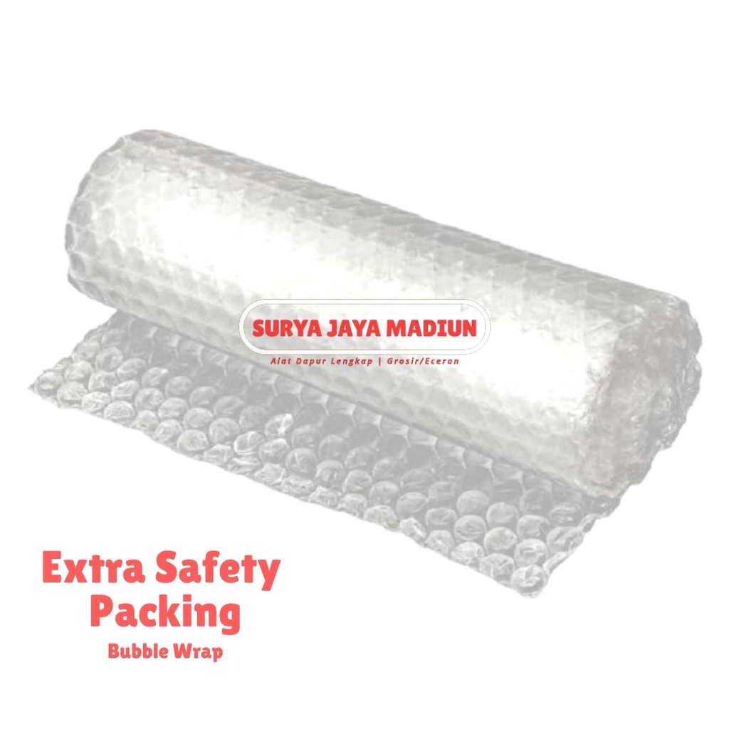 

Bubble Wrap Tambahan | Extra Safety Packing Tidak Dijual Terpisah
