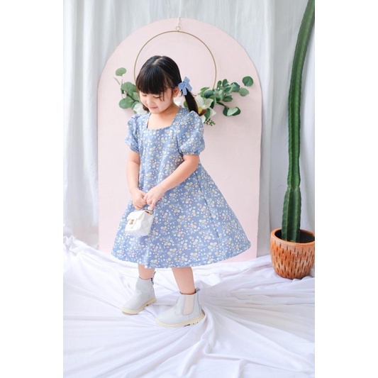 Dress Kiara allsize 3-6thn / dress anak perempuan nablfashion