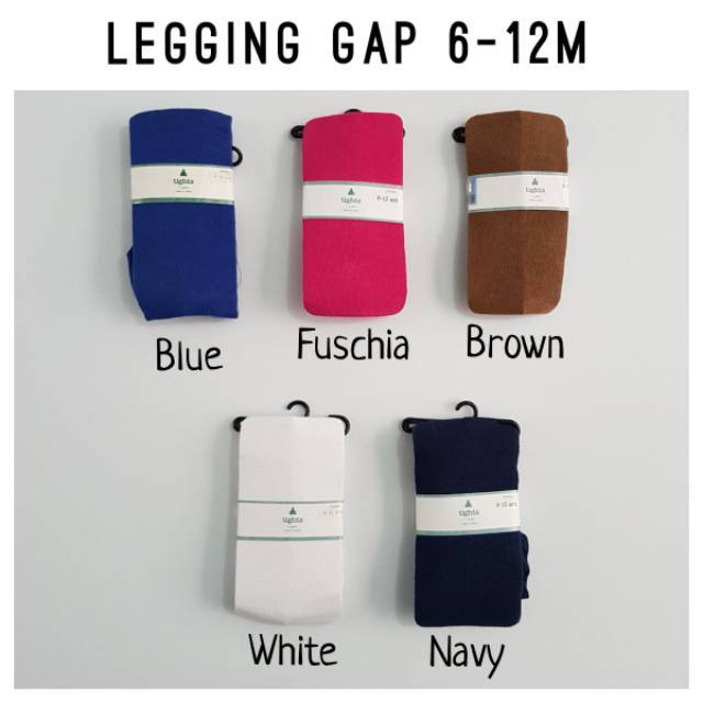 Legging Bayi GAP Polos Size 6-12 Bulan