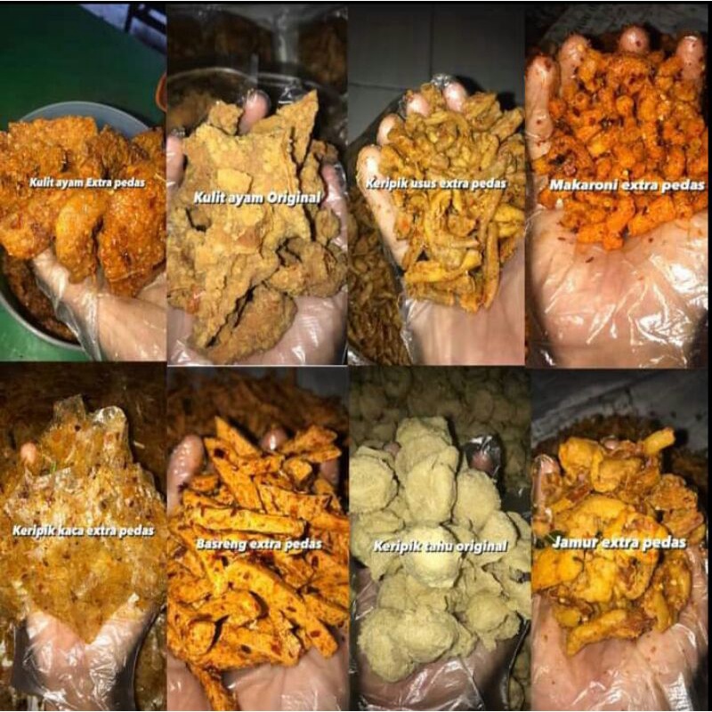 

KRIPIK USUS PEDAS HOME MADE