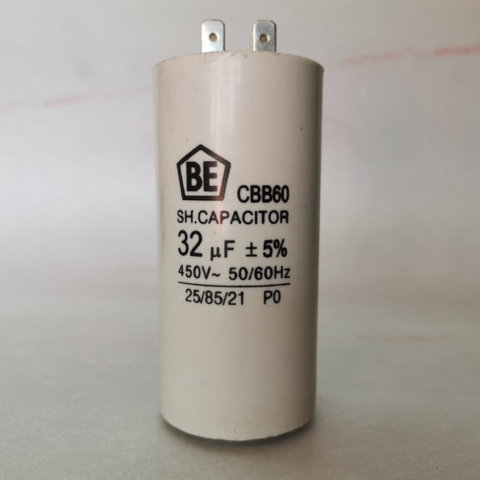 Kapasitor 32uf 450V Tabung Mercon Bulat Starter Sparepart