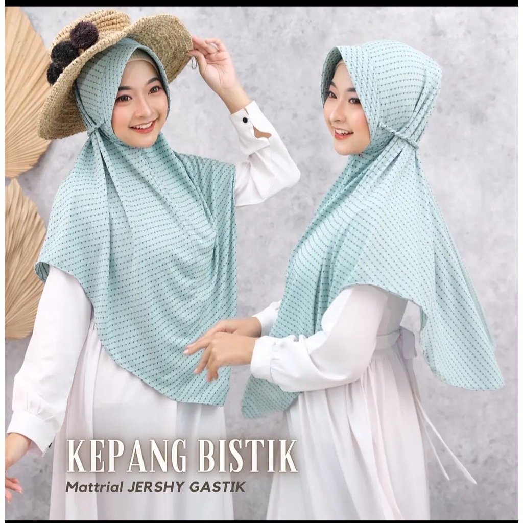 HIJAB INSTAN KEPANG BISTIK HIJAB INSTAN PAD TALI TAMBANG BEST SELLER