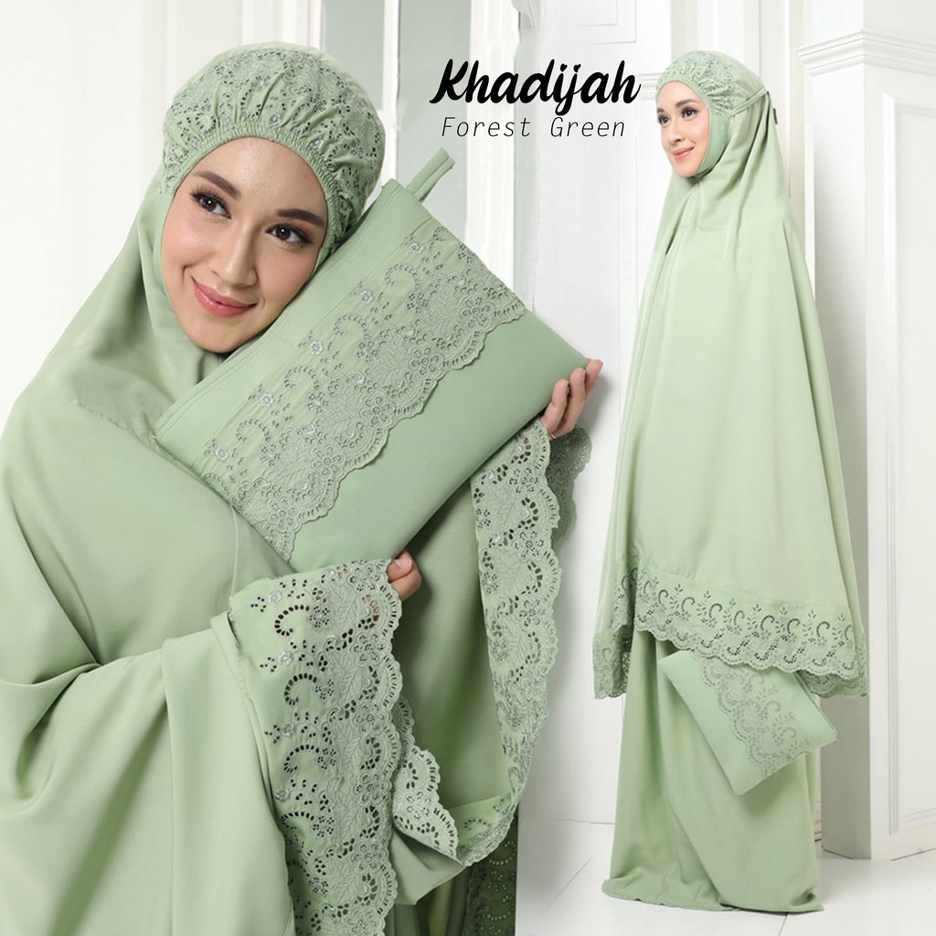 MUKENA KHADIJAH PREMIUM || MUKENA KATUN DEWASA