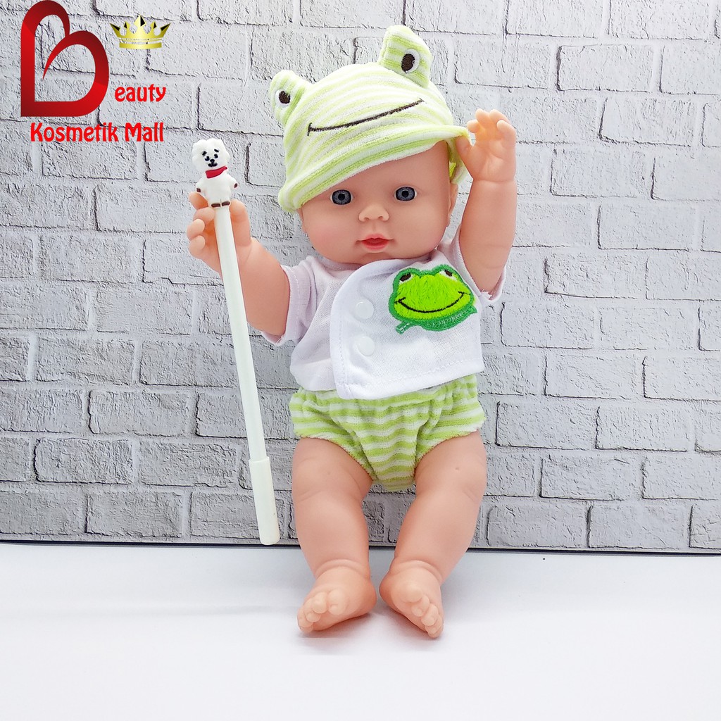 Boneka Bayi Mainan Silikon Lembut Seperti Asli untuk Edukasi Anak