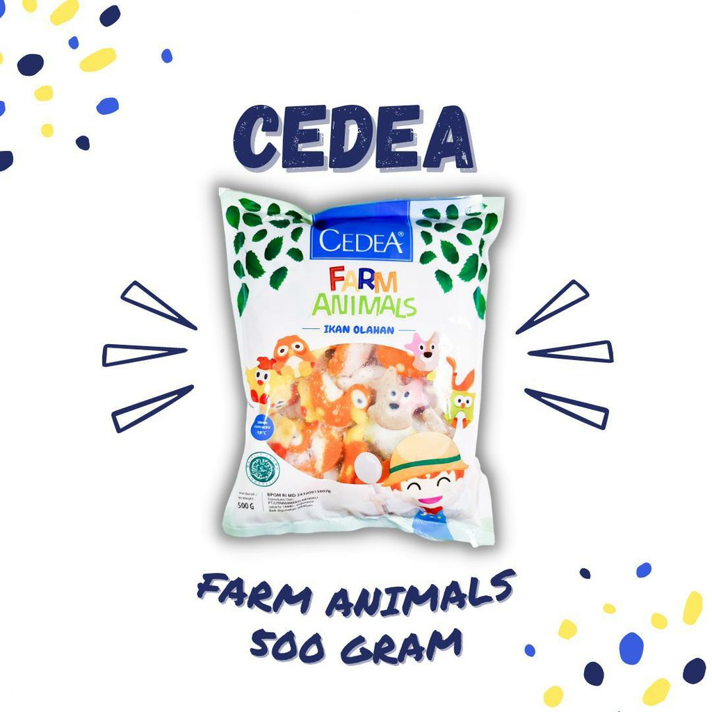 

ADDRIELLA Cedea Farm Animal 500gr | Cedea/Frozenfood/Frozenfood Murah